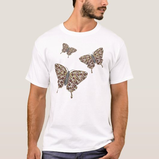 アフリカアゲハチョウメンズライトシャツ Tシャツ (正面)