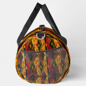 アフリカアシャンティアカンガーナ民族パターン1 ダッフルバッグ (右)