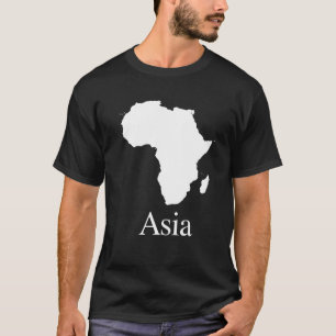 アフリカアジア(暗い色のワイシャツのために) Tシャツ