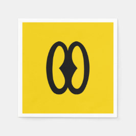 アフリカアディンクラ スタンダードカクテルナプキン