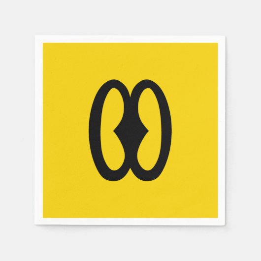 アフリカアディンクラ スタンダードカクテルナプキン (正面)