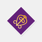 アフリカアディンクラ スタンダードカクテルナプキン (角)