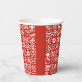アフリカアディンクラ 紙コップ (左)