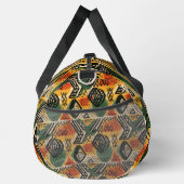 アフリカアムハラエチオピア幾何学的エスニックパターン2 ダッフルバッグ (右)