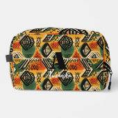 アフリカアムハラエチオピア幾何学的エスニックパターン2 ドップキット (正面)
