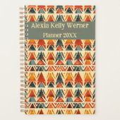 アフリカアムハラエチオピアBOHOフォーカルフィエスタ プランナー手帳 (正面)