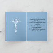 アフリカアメリカのお祝いの白衣の儀式 カード (内部)