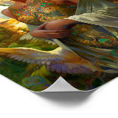 アフリカアンジェル女神ファンタジーアート ポスター (角)