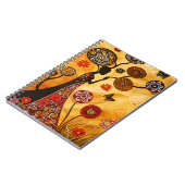 アフリカアートカバー付きノートブック ノートブック (左側)