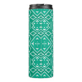 アフリカアートスケッチ。部族プリント。イカットシェブロンCL タンブラー (裏面)