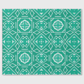 アフリカアートスケッチ。部族プリント。イカットシェブロンCL ラッピングペーパー (フラット)