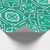 アフリカアートスケッチ。部族プリント。イカットシェブロンCL ラッピングペーパー (角)