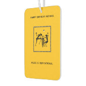 アフリカアート、かわいいムーンライトダンス カーエアーフレッシュナー (左)