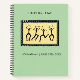 アフリカアート、レッツパーティー ノートブック