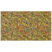 アフリカイラストレーションラージテーブルクロス テーブルクロス (正面(横))