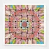 アフリカインスパイアアートプリント – 幾何学織デザイン (正面)