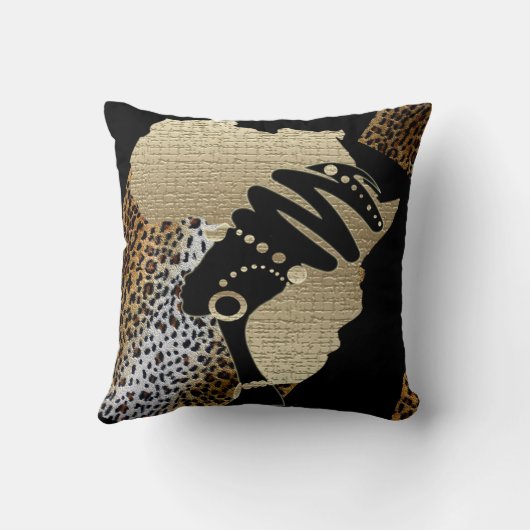 アフリカインスパイア クッション (裏面)