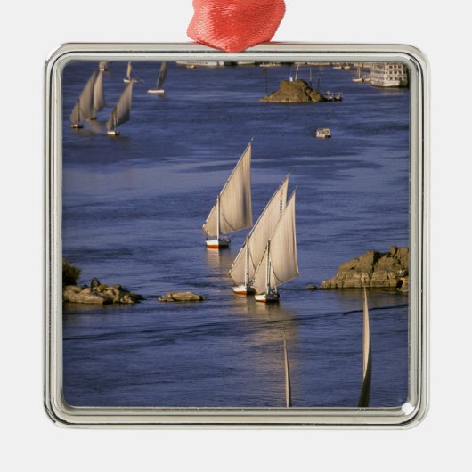 アフリカエジプト上部エジプトアスワンフェルカス メタルオーナメント (正面)