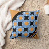 アフリカエスニックオレンジパターンミックス装飾用クッション クッション (ブランケット)