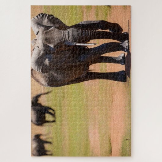 アフリカエルファント ジグソーパズル (縦)