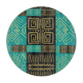 アフリカエレガントの部族の幾何学的パターン カッティングボード (正面)