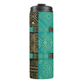 アフリカエレガントの部族の幾何学的パターン タンブラー (正面)