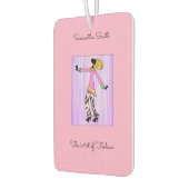 アフリカエレガント美術とスタイリッシュ少女 カーエアーフレッシュナー (左)