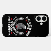 アフリカオウムが好きな女の子向けの面白いデザイン Case-Mate iPhoneケース (裏面 (横))