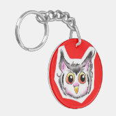 アフリカオオコノハズクちゃん キーホルダー (正面左)