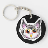 アフリカオオコノハズクちゃん キーホルダー (正面)