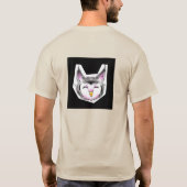アフリカオオコノハズクちゃん Tシャツ (裏面)