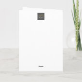 アフリカオオワシのフクロウ カード (裏面)