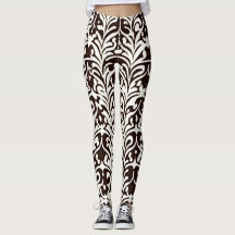 アフリカオーナメント白黒パターン