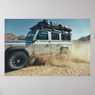 アフリカオーバーランディング4x4砂丘ロードトリップ ポスター