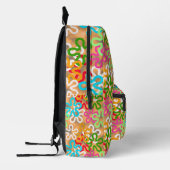 アフリカカラフルのBLOB抽象芸術図形のパターン プリントバックパック (左)