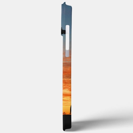 アフリカカラフルサファリサンセットエレファントシルエット Case-Mate iPhoneケース (裏面 / 左)