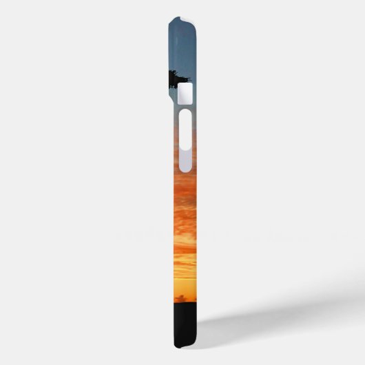 アフリカカラフルサファリサンセットエレファントシルエット Case-Mate iPhoneケース (裏面 / 左)