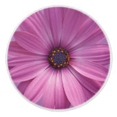 アフリカカラフルデイジーのメドレーの花 セラミックノブ (正面)