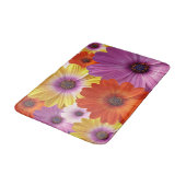 アフリカカラフルデイジーのメドレーの花 バスマット (アングル)