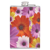 アフリカカラフルデイジーのメドレーの花 フラスク (裏面)