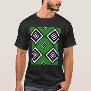アフリカカラフルパターンアフリカのアートワークAfrican H Tシャツ