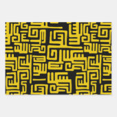 アフリカカラフルプリント ラッピングペーパーシート (正面3)