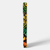 アフリカカラフルプリントiPhone 15 Proケース Case-Mate iPhoneケース (裏面 / 左)