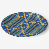 アフリカカラフル人 ペーパープレート (アングル)