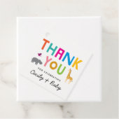 アフリカカラフル動物ありがとう フェイバータグ (インサイチュ)