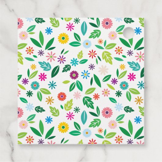 アフリカカラフル動物ありがとう フェイバータグ (裏面)