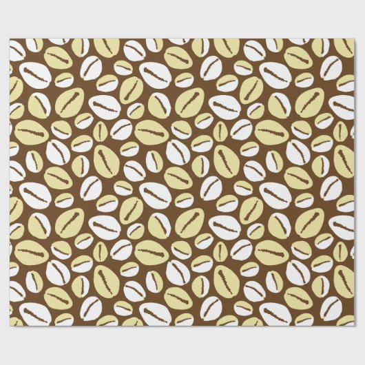アフリカカリブののコーリーパターン(の模様が)あるシェル ラッピングペーパー (フラット)