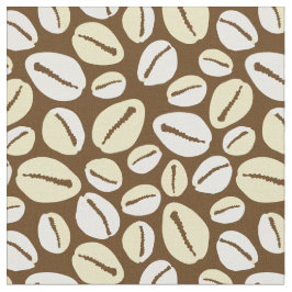 アフリカカリブののコーリー貝殻パターン ファブリック