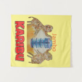 アフリカキッズアート タペストリー (正面(横))