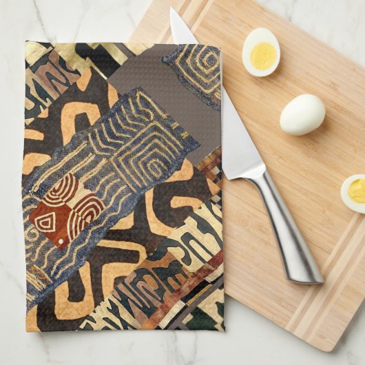 アフリカキッチンタオル キッチンタオル (四つ折り)